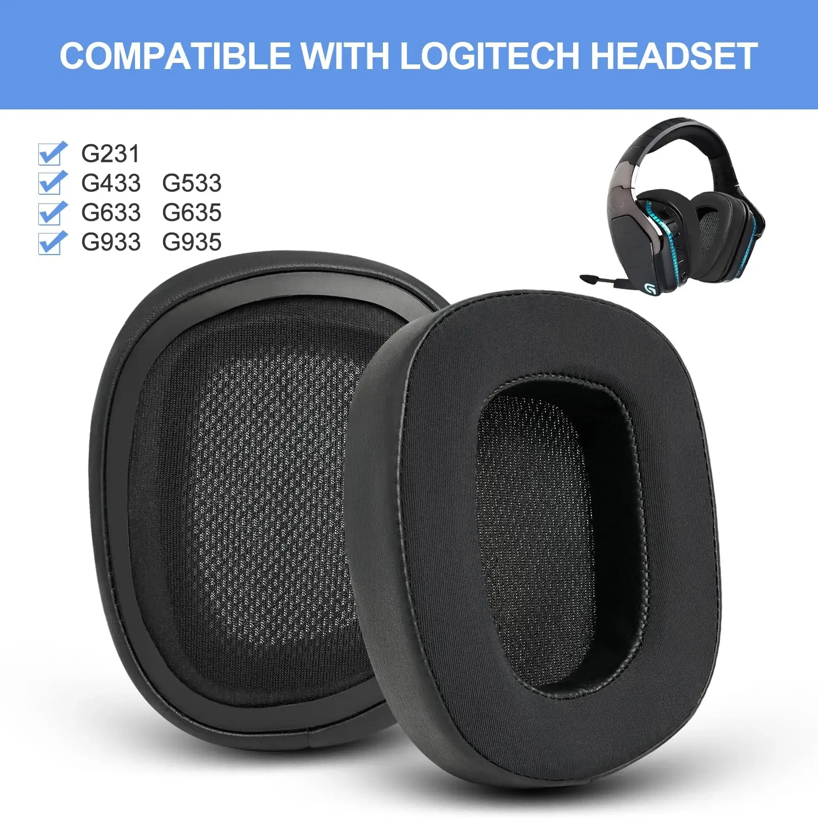 Cooling Pillow Gel - เหมาะสำหรับ Logitech G930 G933 G633 G635