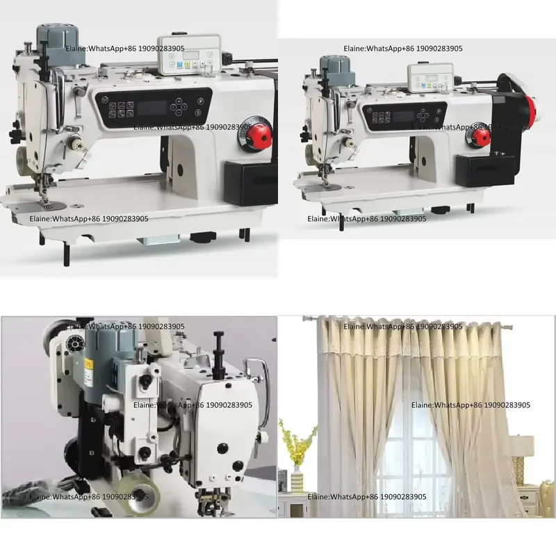 Home Textile Industry - จักรเย็บผ้าอุตสาหกรรมรุ่น QK-GS996-PDL สำหรับเย็บผ้าม่านแบบโซ่ดึงต่างระดับ สำหรับงานสิ่งทอภายในบ้าน