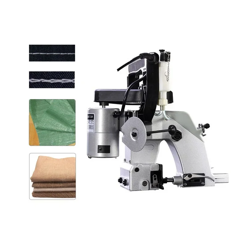 Home Textile Industry - เครื่องเย็บผ้าไฟฟ้าอุตสาหกรรม เครื่องปิดผนึกอัตโนมัติ ชุดเครื่องเย็บปิดถุง เครื่องเย็บผ้าแบบพกพาสำหรับใช้ในบ้าน อุปกรณ์สิ่งทอ 220V