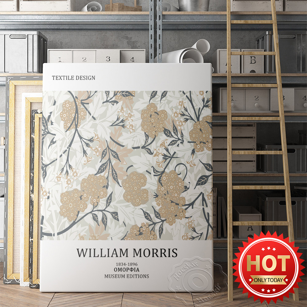 Home Textiles And Room Spray - William Morris นิทรรศการพิพิธภัณฑ์โปสเตอร์,ออกแบบสิ่งทอพิมพ์ศิลปะ,ตกแต่งภายในบ้านภาพวาด,victoria And Albert Museum,
