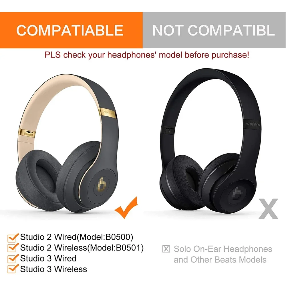 Cooling Pillow Gel - กีฬา Cooling-Gel เปลี่ยนแผ่นรองหูฟังสําหรับ Beats Studio 2