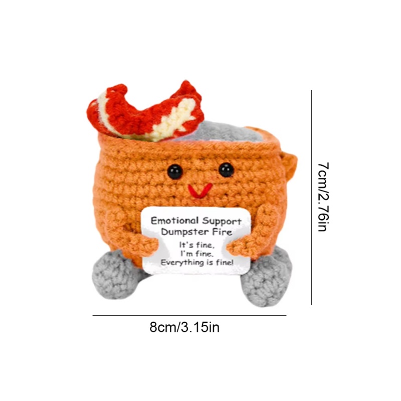 ตุ๊กตาถักโครเชต์รูป Dumpster F - Home And Textiles Today บทวิจารณ์และราคา