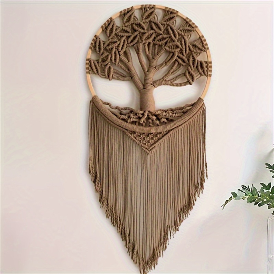 Tree of Life Macrame แขวนผนัง  - Home Textiles Discount บทวิจารณ์และราคา