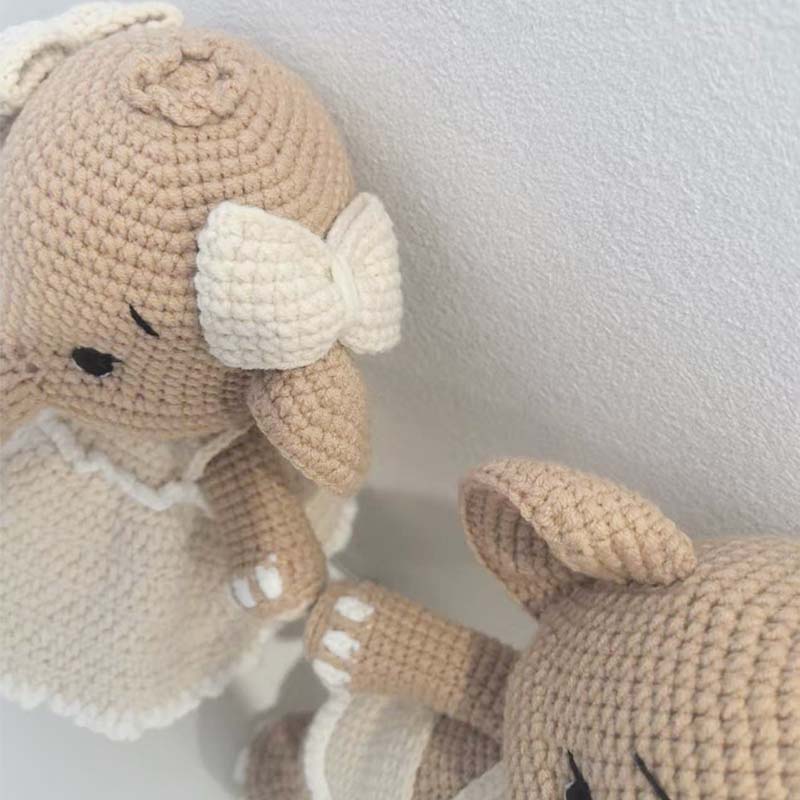ตุ๊กตาช้างถักโครเชต์ทำมือ สำหร - Home And Textiles Today บทวิจารณ์และราคา