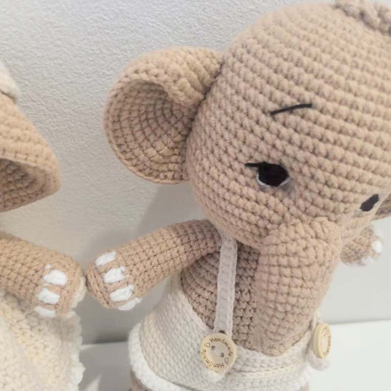 ตุ๊กตาช้างถักโครเชต์ทำมือ สำหร - Home And Textiles Today บทวิจารณ์และราคา