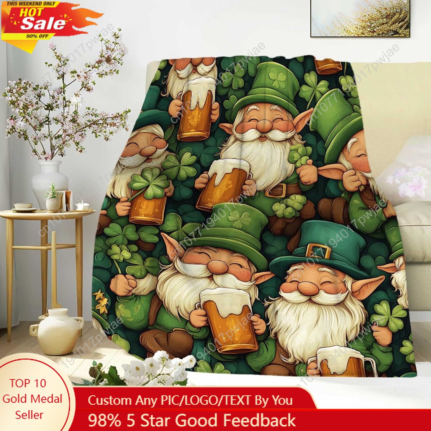 ผ้าห่มลายกู๊ดแมนวันเซนต์แพทริก - Home And Textiles Today บทวิจารณ์และราคา