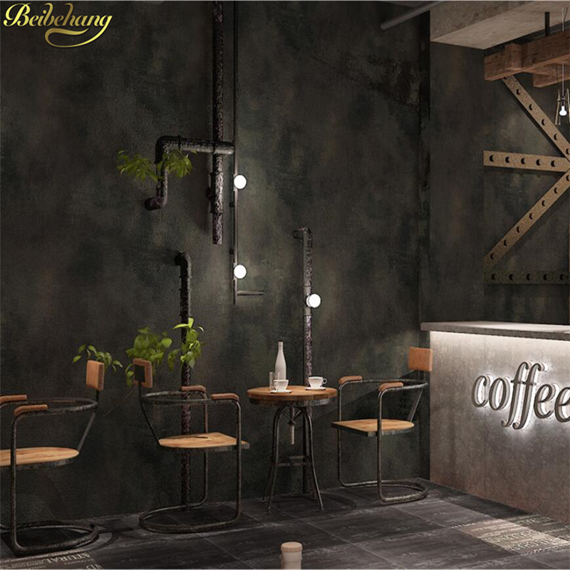 Retro ซีเมนต์สีเทาวอลเปเปอร์เม - Home Textile Industry บทวิจารณ์และราคา