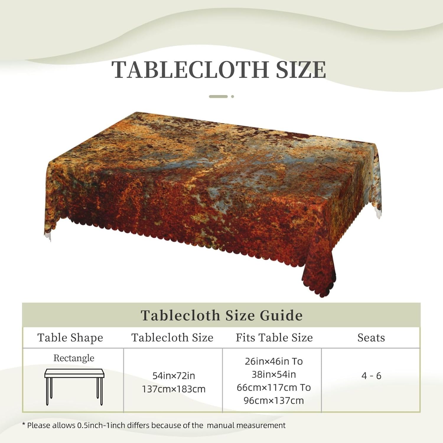 ผ้าปูโต๊ะสีน้ำตาลอุตสาหกรรม สี - Home Textile Industry บทวิจารณ์และราคา